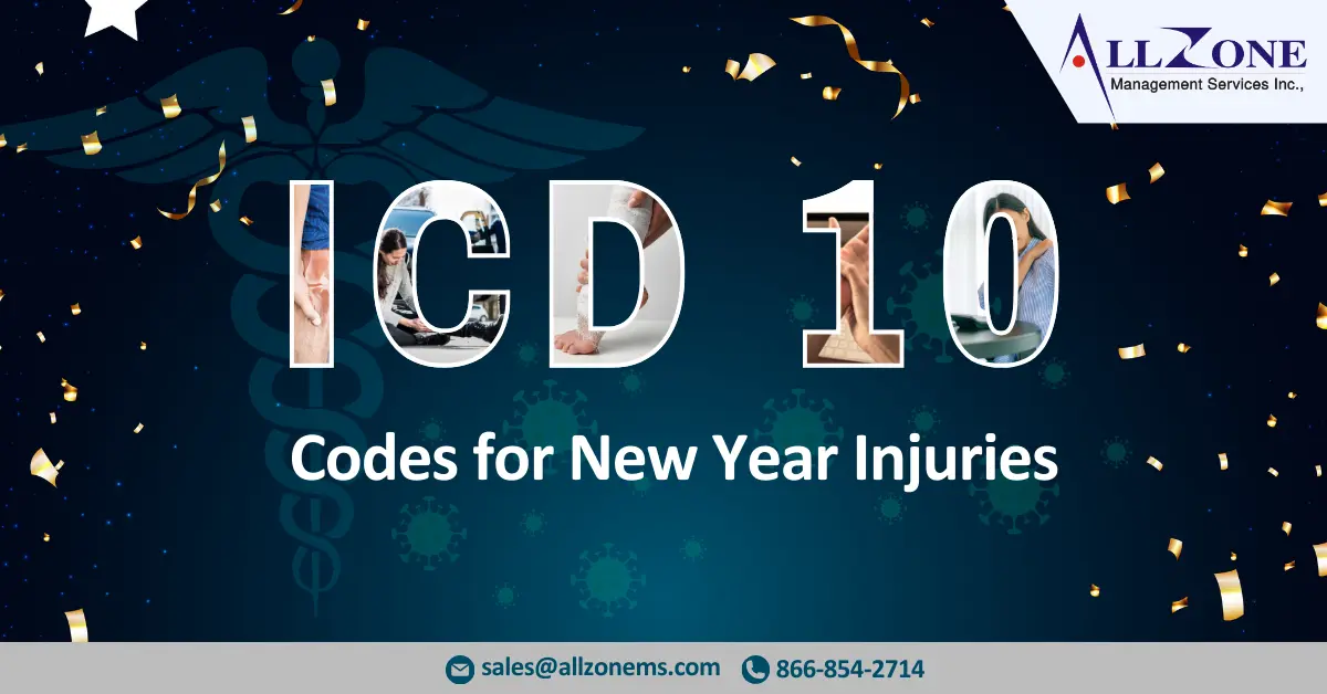 ICD 10 code for new year injury