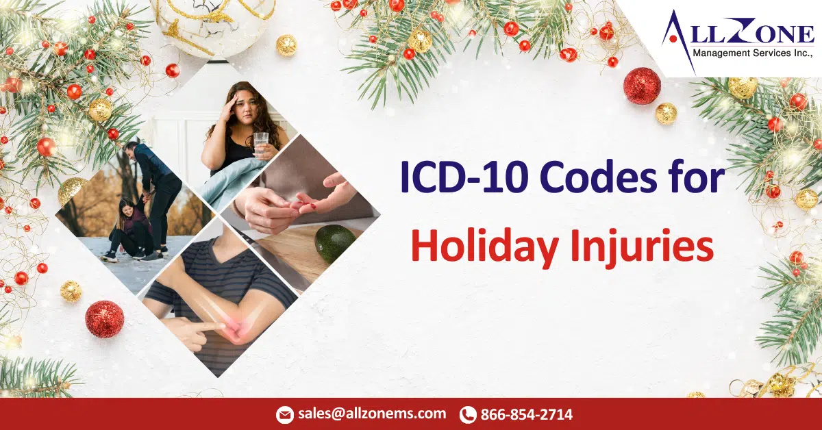 ICD-10 codes for holiday injuries