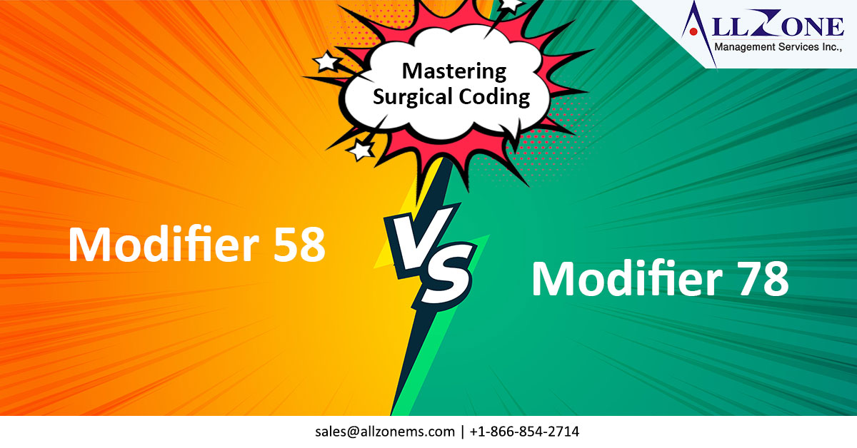 modifier 58 vs modifier 78
