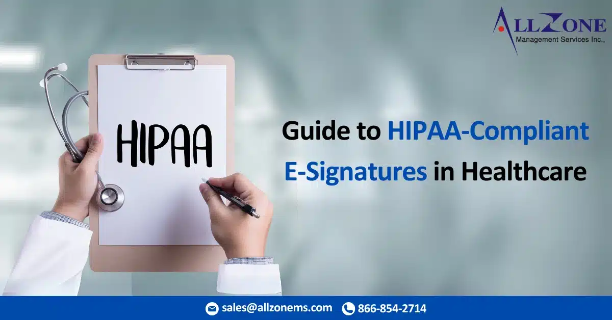 HIPAA-compliant e-signatures