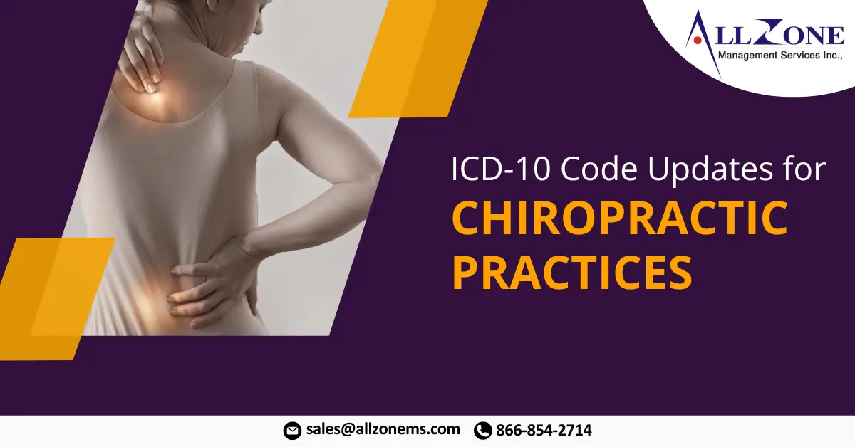 Code Updates for Chiropractic Practices